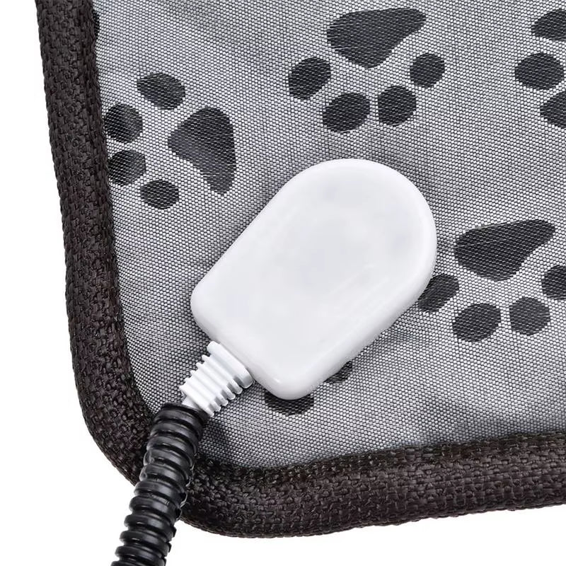 3-Speed Adjustable Heating Pad for Dog Cat Power-Off Protection Pet Electric Heated Warm Mat Bed Waterproof Bite-Resistant Wire